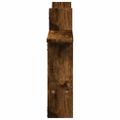 vidaXL Nástenné police 2 ks dymový dub 50x12x50 cm kompozitné drevo