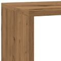 vidaXL Knižnica 3-posch. dub artisan 137,5x29x103,5 cm kompozit. drevo