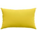 vidaXL Vankúše na pohovku 2 ks látka Svetložltá 50 x 30 cm