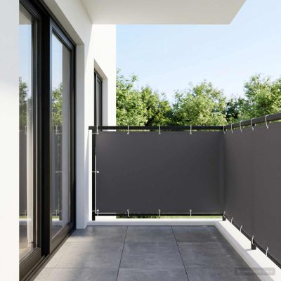vidaXL Záclona na balkónové súkromie 1,2 x 15 m Textil s PU povlakom