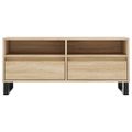 vidaXL TV skrinka dub sonoma 100x34,5x44,5 cm spracované drevo