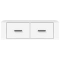 vidaXL Závesná TV skrinka biela 80x36x25 cm spracované drevo