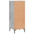 vidaXL Komoda betónovo sivá 34,5x34x90 cm spracované drevo