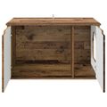vidaXL Mačka Dom Staré drevo 85 x 55 x 50,5 cm Kompozitné drevo
