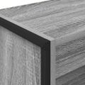 vidaXL Knižnica 60 x 30 x 121 cm Kompozitné drevo Sivý Sonoma