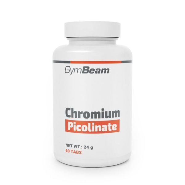 Chróm Pikolinát - GymBeam, 60 tab.