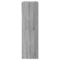 vidaXL Botník s 2 výklopnými zásuvkami sivý dub sonoma 80x34x116 cm