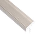 vidaXL Schodové lišty v tvare L 5 ks hliník 90 cm champagne