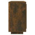 vidaXL Komoda dymový dub 80x40x75 cm spracované drevo