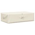 vidaXL Úložný box látkový 70x40x18 cm krémový