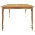 vidaXL Batavia stôl 200x100x75 cm tíkové masívne drevo