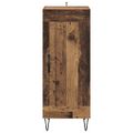 vidaXL Servírovacia skriňa Staré drevo 34,5 x 34 x 90 cm