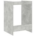 vidaXL Kabinet na práčku Betónová 67,5 x 62 x 97 cm Kompozitné drevo