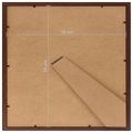 vidaXL Fotorámiky na stôl, koláž 3 ks, tmavočervené 30x30 cm