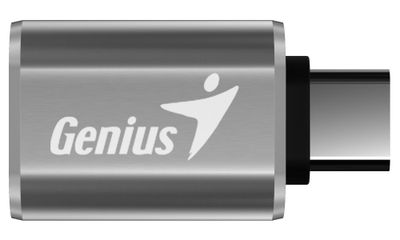 GENIUS ACC-C2A redukcia z USB-C na USB-A, kovovo šedá Redukcia, USB 3.0, USB typ C na USB typ A, kovovo šedá