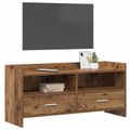 vidaXL TV skrinka 100 x 33 x 47 cm Staré drevo Kompozitné drevo