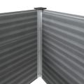 vidaXL Vyvýšený záhradný záhon, WPC 100x100x54 cm, sivý