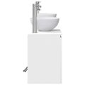 vidaXL Set kabinetov do kúpeľne 3 ks Biela 49,5 x 35 x 63 cm