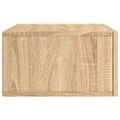 vidaXL Nástenné nočné stolíky 2 ks dub sonoma 35x35x20 cm