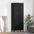 vidaXL Highboard 2 ks Čierny dub 69,5 x 34 x 180 cm