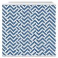 vidaXL skladacie úložné boxy 10 ks Modrá 32x32x32 cm Netkaná textília