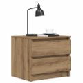 vidaXL Nočné stolíky 2 ks dub artisan 50x40x43,5 cm kompozitné drevo