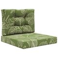 vidaXL Vankúš na vonkajšiu pohovku Polyester Design s listami