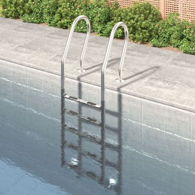 vidaXL Bazénový rebrík 54x38x211 cm 304 nehrdzavejúca oceľ