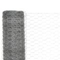 vidaXL Drôtené pletivo, pozinkovaná oceľ 25x1,2 m, strieborné