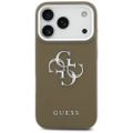 Puzdro Guess Grained Big 4G Classic Logo pre iPhone 17 Pro hnedé