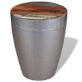 vidaXL Stolička, letecký štýl, recyklovaný masív