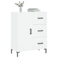 vidaXL Komoda biela 69,5x34x90 cm kompozitné drevo