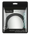 Kábel USB Kruger&Matz KM1240 USB-C/USB-C 1,8 m čierny