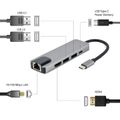 GEMBIRD Dokovacia stanica USB-C 5v1