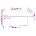 vidaXL Zaťahovacia markíza krémová 400x150 cm látka a oceľ
