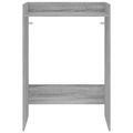 vidaXL Kabinet na práčku s úložiskom Sivý Sonoma 67,5 x 48 x 97 cm