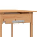 vidaXL Stôl na presádzanie s umývadlom hnedý 147,5x44x139,5 cm jedľa