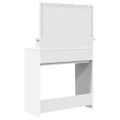vidaXL Toaletné stolíky do spálne Biela 80 x 39,6 x 135 cm