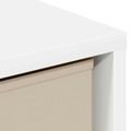 vidaXL Servírovacia skriňa so zásuvkou Biela 25,5 x 22 x 69,5 cm