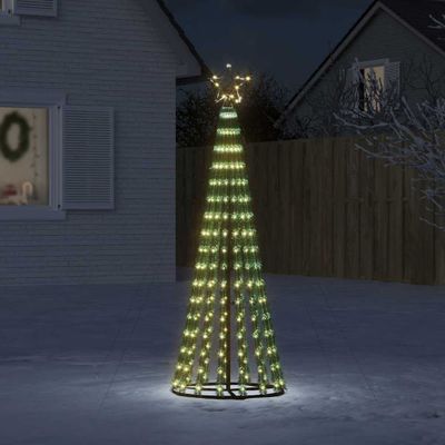 vidaXL LED vianočný stromček 275 LED teplá biela 180 cm