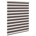 vidaXL Zebrová roleta 140,9x175 cm Šírka látky 136,7 cm, kávová
