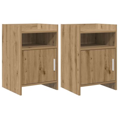 vidaXL Nočné stolíky 2 pcs Dub artisan 40 x 36 x 60 cm