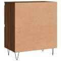 vidaXL Komoda hnedý dub 60x35x70 cm spracované drevo