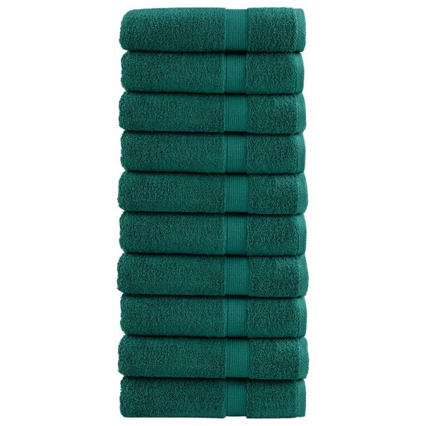 vidaXL Prémiové osušky SOLUND 10 ks fialové 100x150 cm 600 g/m2