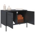 vidaXL TV skrinky 2 ks antracitové 68x39x50,5 cm oceľ