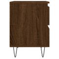 vidaXL Nočné stolíky 2 ks hnedý dub 40x35x50 cm kompozitné drevo