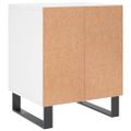 vidaXL Nočné stolíky 2 ks biele 40x35x50 cm kompozitné drevo