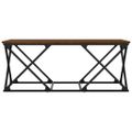 vidaXL Konferenčný stolík hnedý dub 100x49x40 cm kompozitné drevo