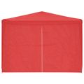 vidaXL Párty stan 1200 x 300 x 255 cm Červená PE a oceľ