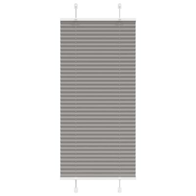 vidaXL plisovaná roleta antracitová 55x150 cm Šírka látky 54,4 cm